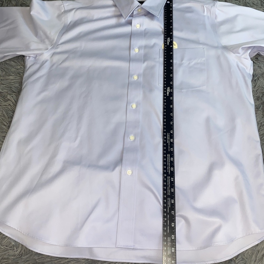 Eddie Bauer Men's Sz XL Light Blue  Wrinkle-Resistant Dress Shirt classic Fit - Picture 4 of 8